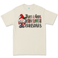Bone just a girk who loves christmas Premium Tee - CowhideDigitalArt