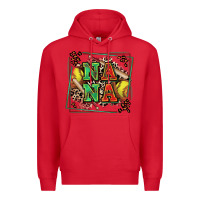 Red softball nana with leopard Premium Hoodie - Zillion Design Studio