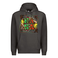 Smoke softball nana with leopard Premium Hoodie - Zillion Design Studio
