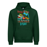 Forest Green busy doing cool teacher stuff Urban Hoodie - texasbilliewilder