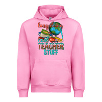 Fuchsia Pink busy doing cool teacher stuff Urban Hoodie - texasbilliewilder