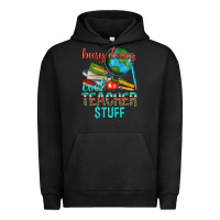 Pigment Black busy doing cool teacher stuff Urban Hoodie - texasbilliewilder