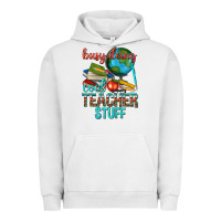 Pigment Lunar Rock busy doing cool teacher stuff Urban Hoodie - texasbilliewilder