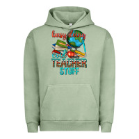 Pigment Oil Green busy doing cool teacher stuff Urban Hoodie - texasbilliewilder