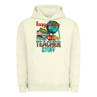 Pigment Pistachio busy doing cool teacher stuff Urban Hoodie - texasbilliewilder