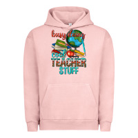Pigment Salmon busy doing cool teacher stuff Urban Hoodie - texasbilliewilder