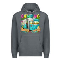 Rock camping is my happy place Premium Hoodie - texasbilliewilder