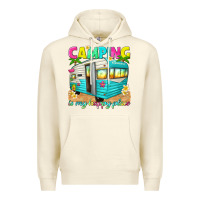 Sandshell camping is my happy place Premium Hoodie - texasbilliewilder