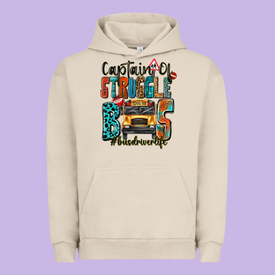 Captain Of Struggle Bus Busdriver Life Urban Hoodie Designed By Texasbilliewilder