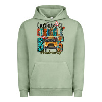 Pigment Oil Green captain of struggle bus busdriver life Urban Hoodie - texasbilliewilder