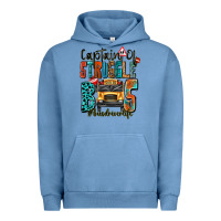 Pigment Pebble Blue captain of struggle bus busdriver life Urban Hoodie - texasbilliewilder
