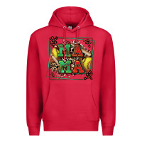 Cardinal softball mama with leopard Premium Hoodie - Zillion Design Studio