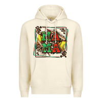Sandshell softball mama with leopard Premium Hoodie - Zillion Design Studio