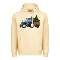 Pina Colada Christmas farm tractor Premium Hoodie - RanaPortraitStore