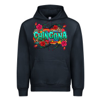 Navy chingona Urban Hoodie - texasbilliewilder