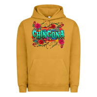 Pigment Peanut Butter chingona Urban Hoodie - texasbilliewilder