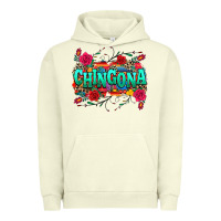 Pigment Pistachio chingona Urban Hoodie - texasbilliewilder