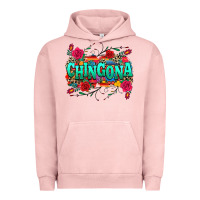 Pigment Salmon chingona Urban Hoodie - texasbilliewilder