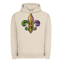 Pigment French Oak fleur de lis Urban Hoodie - RanaPortraitStore