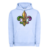 Pigment Grape Ice fleur de lis Urban Hoodie - RanaPortraitStore