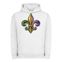 Pigment Lunar Rock fleur de lis Urban Hoodie - RanaPortraitStore