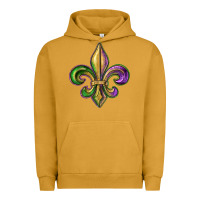 Pigment Peanut Butter fleur de lis Urban Hoodie - RanaPortraitStore