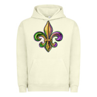 Pigment Pistachio fleur de lis Urban Hoodie - RanaPortraitStore