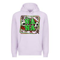 Lilac soccer nana with leopard Premium Hoodie - Zillion Design Studio