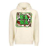 Sandshell soccer nana with leopard Premium Hoodie - Zillion Design Studio