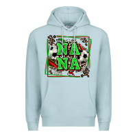 Blue Mist soccer nana with leopard Premium Hoodie - Zillion Design Studio