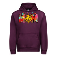 Mauve Wine summer mom Urban Hoodie - Zillion Design Studio