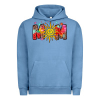 Pigment Pebble Blue summer mom Urban Hoodie - Zillion Design Studio