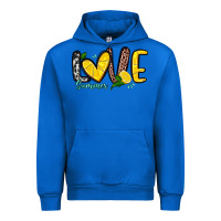 Cobalt love summer lemon Urban Hoodie - Zillion Design Studio
