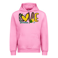 Fuchsia Pink love summer lemon Urban Hoodie - Zillion Design Studio