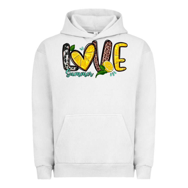 Love Summer Lemon Urban Hoodie by Zillion Design Studio | Teevron