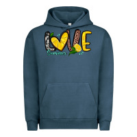 Pigment Midnight Navy love summer lemon Urban Hoodie - Zillion Design Studio