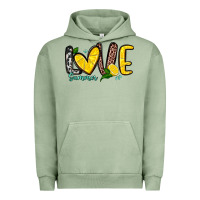 Pigment Oil Green love summer lemon Urban Hoodie - Zillion Design Studio