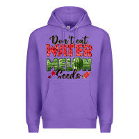 Purple dont eat watermelon seeds Premium Hoodie - texasbilliewilder