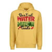 Antique Gold dont eat watermelon seeds Premium Hoodie - texasbilliewilder