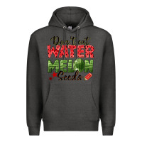 Charcoal Heather dont eat watermelon seeds Premium Hoodie - texasbilliewilder