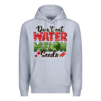 Heather Grey dont eat watermelon seeds Premium Hoodie - texasbilliewilder