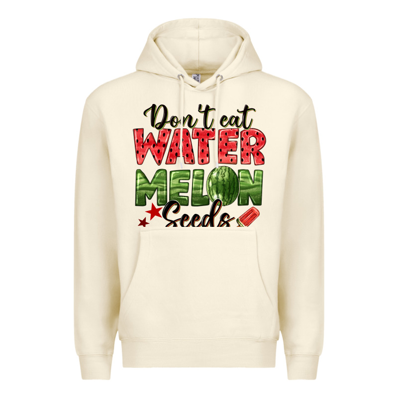 Dont Eat Watermelon Seeds Premium Hoodie by texasbilliewilder | Teevron