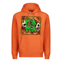 Carrot soccer mama with leopard Premium Hoodie - Zillion Design Studio