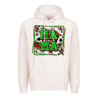 Soccer Mama With Leopard Premium Hoodie | Teevron