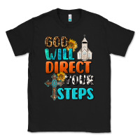 Black God Will Direct Your Steps Classic Tee - BundleAndBundleShop