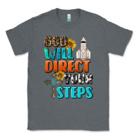Charcoal Heather God Will Direct Your Steps Classic Tee - BundleAndBundleShop