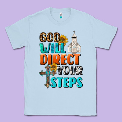God Will Direct Your Steps Classic Tee Designed By Bundleandbundleshop