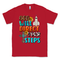 Red God Will Direct Your Steps Classic Tee - BundleAndBundleShop