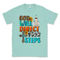 Seafoam God Will Direct Your Steps Classic Tee - BundleAndBundleShop
