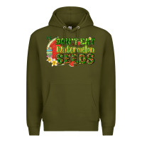 Army Green dont eat watermelon seeds with summer Premium Hoodie - texasbilliewilder